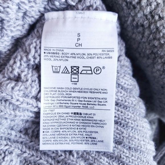 Banana Republic Mixed Stitch Turtleneck Sweater S - Picture 4 of 4